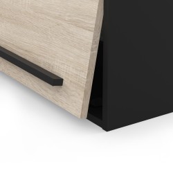 MEUBLE HAUT LARG 64 HAUT 35  1P CHÊNE