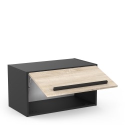 MEUBLE HAUT LARG 64 HAUT 35  1P CHÊNE