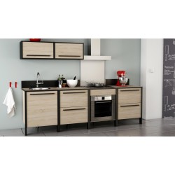 MEUBLE HAUT LARG 64 HAUT 35  1P CHÊNE