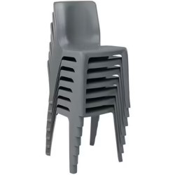 Chaise visiteur tissu 4 pieds peints en noir