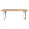 TABLE PLIANTE BOIS RECTANGULAIRE 220CM