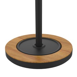 Poubelle extérieure 80L noir avec couvercle