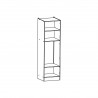 MEUBLE COLONNE L60CM  H206CM