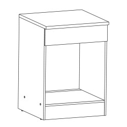 CAISSON BAS FOUR 60CM