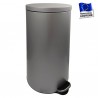 POUBELLE A PEDALE 30L INOX POIGNEE