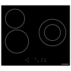 Table à induction 3 zones avec booster