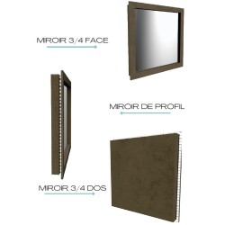 Meuble de coiffure L.100 cm CHENE