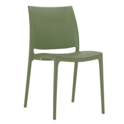 CHAISE POLYPROPYLÈNE RENFORCÉ NOIR