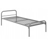 EKOA LIT SIMPLE METAL 80*190 AVEC SOMMIER EN TREILLIS SOUDE ET TETE DE LIT
