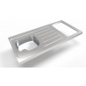 ÉVIER INOX CUISINETTE  120CM SANS DOMINO  REVERSIBLE NOVENTA
