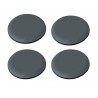 PATINS GLISSEUR GRIS ADHESIF DIAMETRE 40MM PAR 4