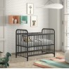 LIT BEBE 60x120cm AVEC SOMMIER REGLABLE