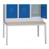 Vestiaire 2 cases industrie propre sur socle