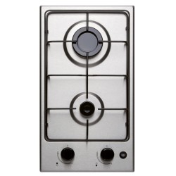 Dessus évier cuisinette + domino gaz largeur 100 cm avec vidage complet