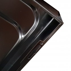 KITCHENETTE EVIER INOX REVERSIBLE 1 CUVE 140CM DOMINO ELEC MEUBLE 2 PORTES  FRIGO 4*