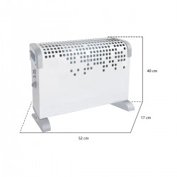 Convecteur mobile  2000W thermostatique turbo