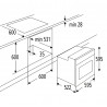 Four encastrablec 60cm inox 54 litres