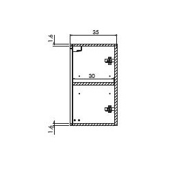 Meuble haut larg 40 haut 60 Argile