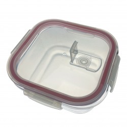 Récipients en verre avec clips de fermeture pour conservation alimentaire