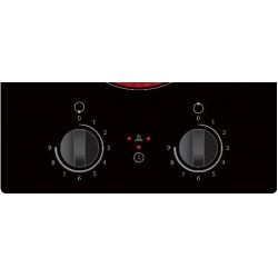 DOMINO 2 ZONES VITROCÉRAMIQUE MANETTES