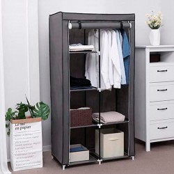 ARMOIRE 1/2 PENDERIE 1/2 LINGERE TISSU