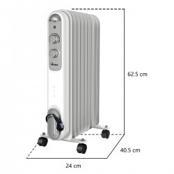 Radiateur à circulation d'huile  2000W