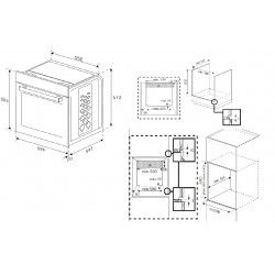 Four pyrolise encastrable 30L