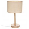 Lampe à poser droite pin H42cm