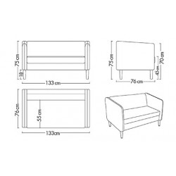 FAUTEUIL 1 PLACE MONOBLOC