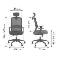 SIÈGE DE BUREAU ERGONOMIQUE