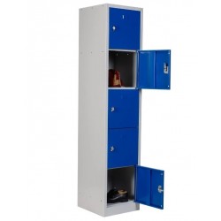 Metalart casier armoire vestiaire metal 5 casiers