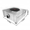 Rechaud electrique 1 feu professionnel 2600 Watts
