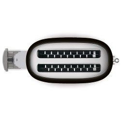 Grille-pain 4 tranches Noir SMEG
