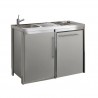 Meuble bas cuisinette metalinne