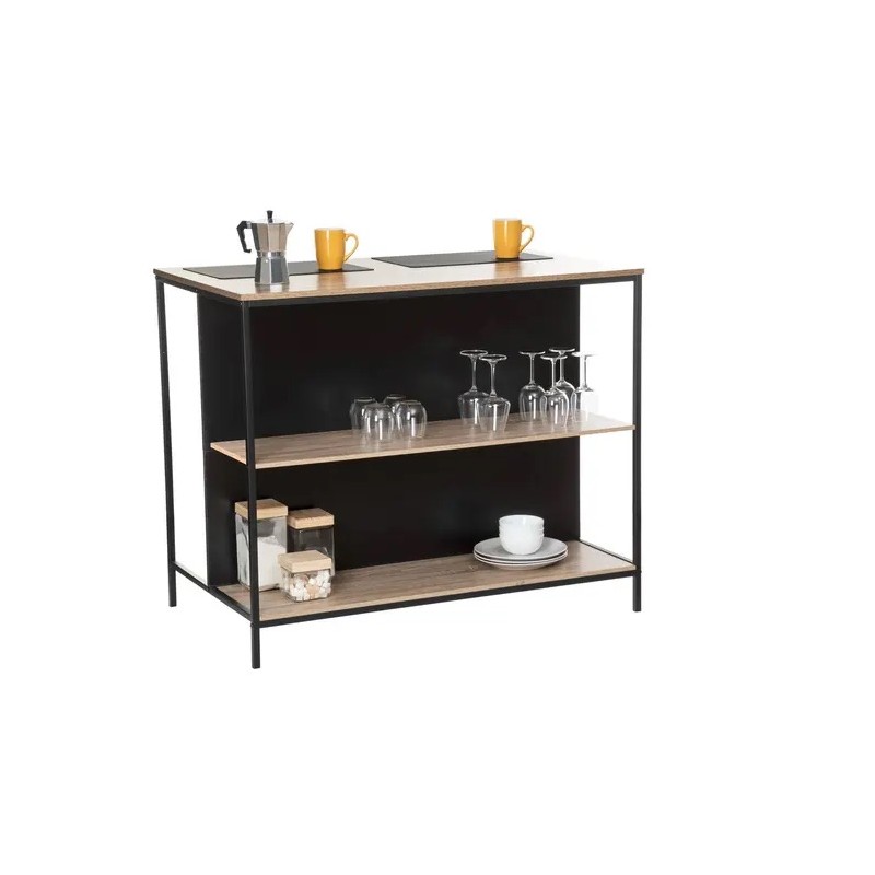 Ilo de bar avec rangement Porto Vechio