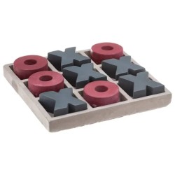 Jeu de morpion L15cm en ciment de Porto Vechio