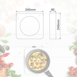 Rechaud electrique 1 feu 1500 Watts