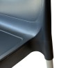 Chaise en polypropylène et pieds aluminium MEZI049 pour Chaise de M...