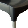 Chaise en polypropylène et pieds aluminium MEZI049 pour Chaise de M...