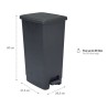 poubelle-de-cuisine-à-pédale-40l